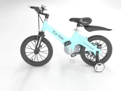 Rabbit Tiny Toes Rapid Bicycle for Unisex Kids 3D model