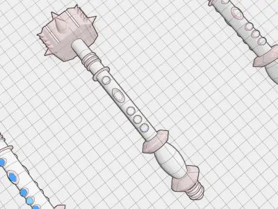 Equipment Game Code G-010 Low-poly 3D model