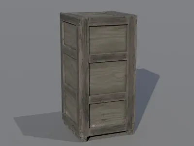 Old Cargo Crates Pack Low-poly 3D model