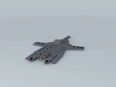 IGN Sara Fortress class Free 3D model