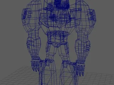 Jurassic Robot - Low poly 3D model