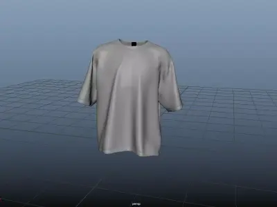 simple t shirt Free 3D model