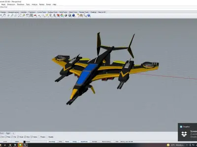 Orca Fighter for 3D 3D model