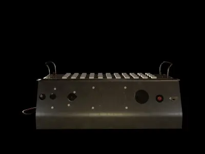 Radio Prop Low-poly 3D model