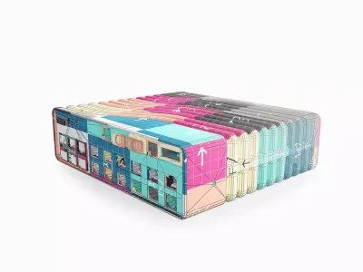 Klas Voyager ESR 2-0 Low-poly 3D model