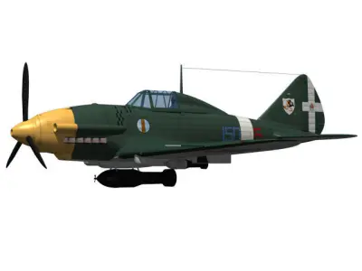 Reggiane Re2001 Ariete 3D model