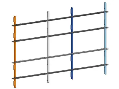30x48in welding fabrication table  3D model