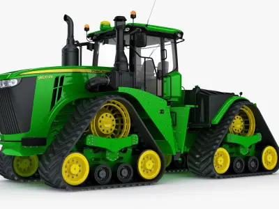John Deere 9620 RX Tracked Power Tractor 3D model