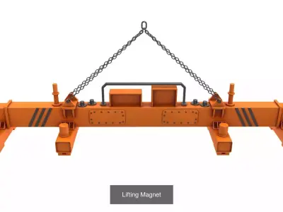 Lifting Magnet  collection 3D Model Pack
