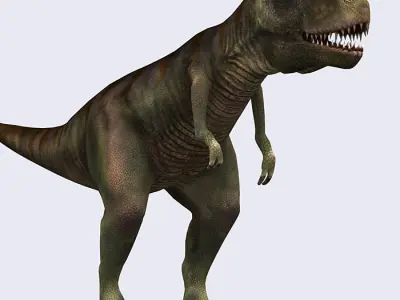 3DRT - Dinosaurs - Tyrannosaurus Low-poly 3D model