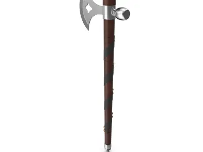Battle Axe Tomahawk 3D model