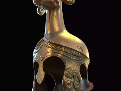 Achilles Helmet 3D print model