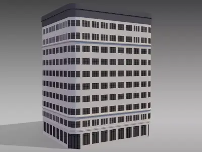 Commercial Building 004 3D model