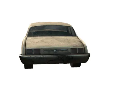 Old  Car Low-poly 3D model