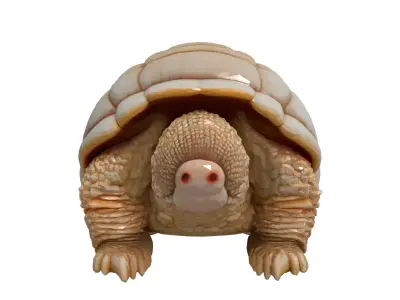 Realistic 3D Tortoise Model Low-poly 3D model purchase