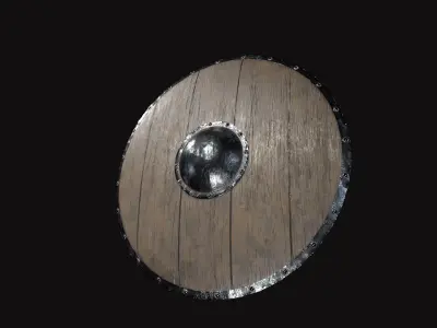 Medieval Shield V01 Low-poly 3D model