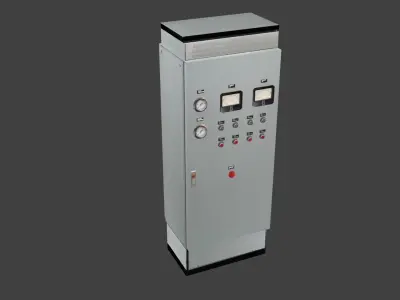 Painel Control 02 Low-poly 3D model