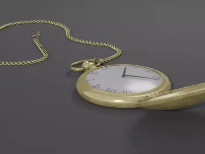 Pocket Watch 3D model buy