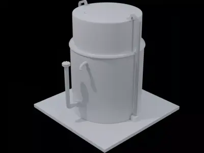 Chemical Tank Free 3D model