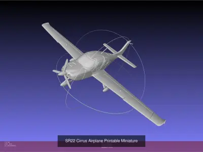 Printable Aircraft Miniatures 3D Model Collection