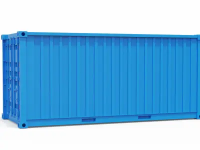 Container 3D shipping 3D model