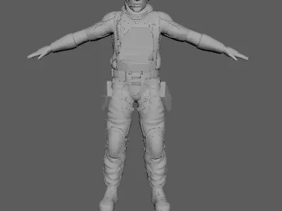 Army Man Free 3D print model