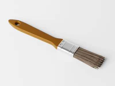 Paint Brush Low-poly 3D model purchase