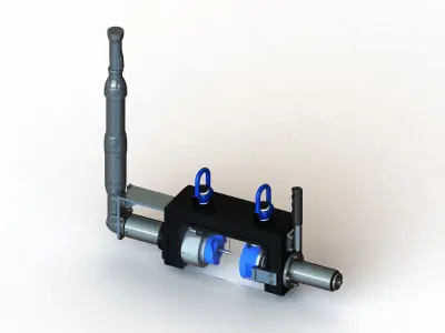 Bushing Press Tool for Beam sa rr axle 3D model