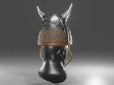 Helmet viking 3D model