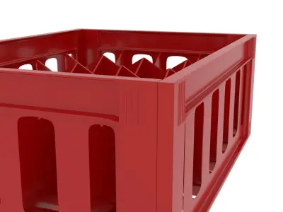 Coca Cola Plastic Crate 3D model