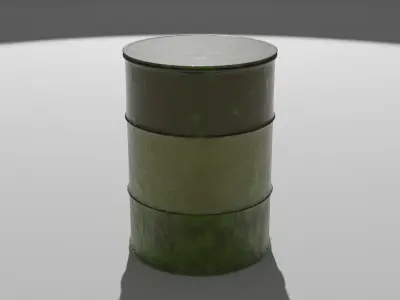 Metal barrel 3D model purchase