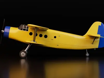 Airplane 3D model 2