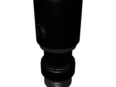 Precision Industrial Bearing Connector Part Low-poly 3D model