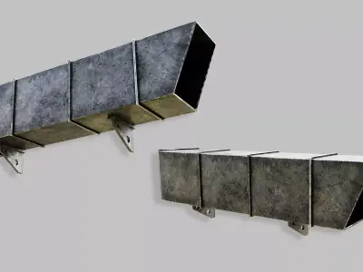 Air Ventilation with PBR Materials  3D model