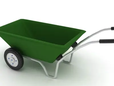 Wheel Barrow 3D model get