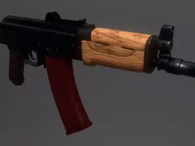 Aks 74u 3D model