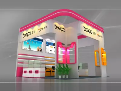 Exhibition - Area - 6X6-3DMAX2009-42 3D model