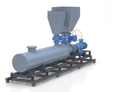 Spiral Feeding Machine 3D model