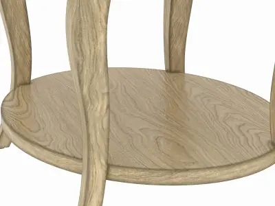 highpoly  antique table 3D model