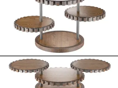Sprockets End Table 3D model
