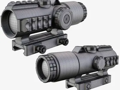Optic  BRAVO5 5X32 MM 3D model