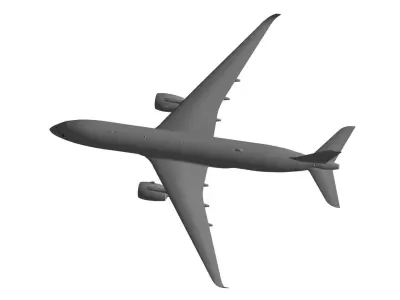 Airbus A350 3D model purchase