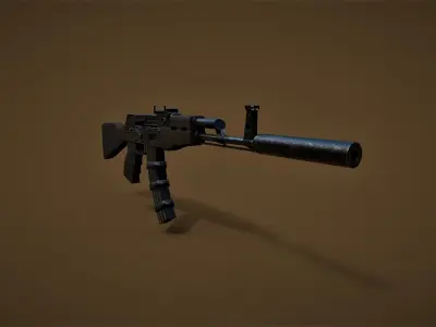 AK 47 Free 3D model purchase