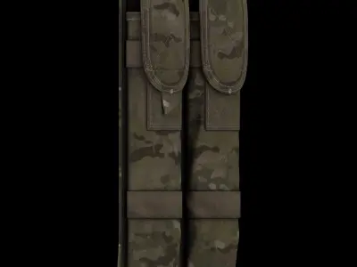 Paraclete Slap Charge Pouch Low-poly 3D model