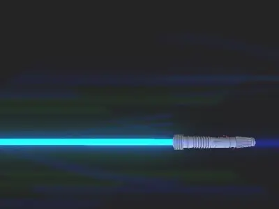Plo Kun Sword Low-poly 3D model