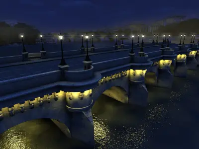 pont neuf 3D model