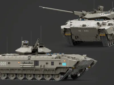 Infantry Fighting Vehicle Concept 3D model