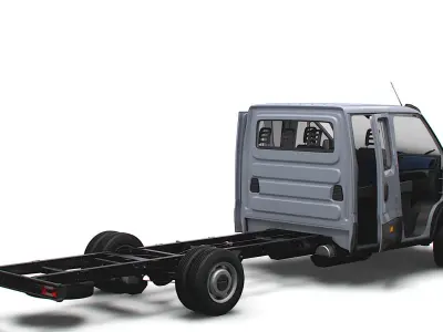 Iveco Daily Crew Cab L5 Chassis 2023 3D model