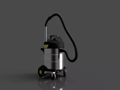 Industrial vaccum cleaner 3D print model