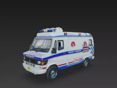 ambulance Free 3D model